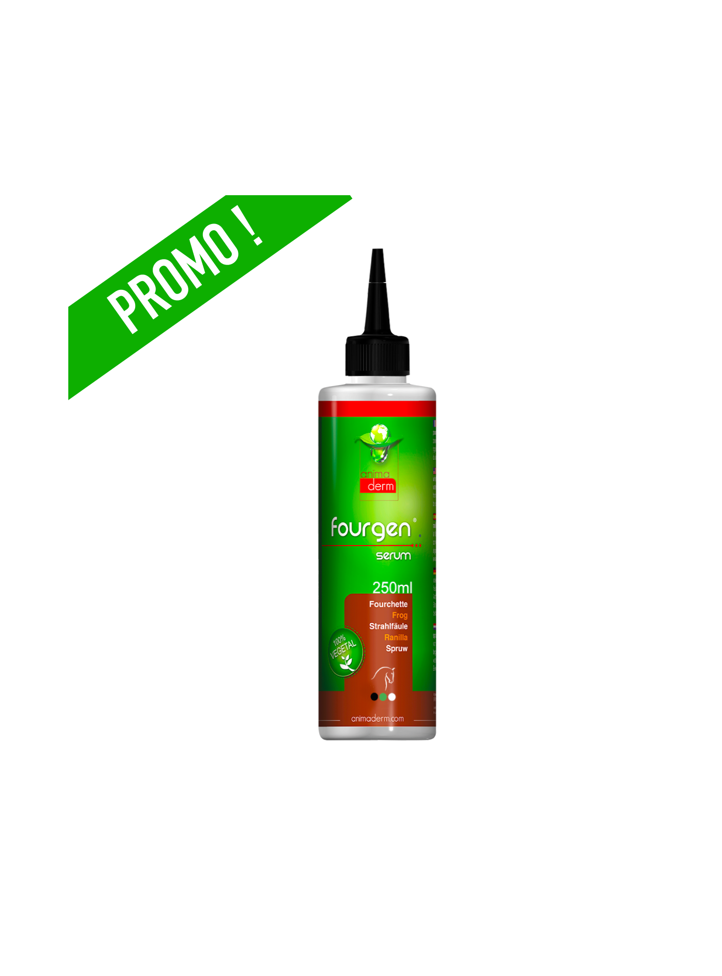 fourgen®: A 100% natural liquid for horses' frogs